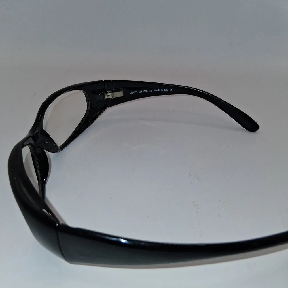 Maui Jim Sunglasses FRAMES ONLY MJ108 02 Black Wrap Italy